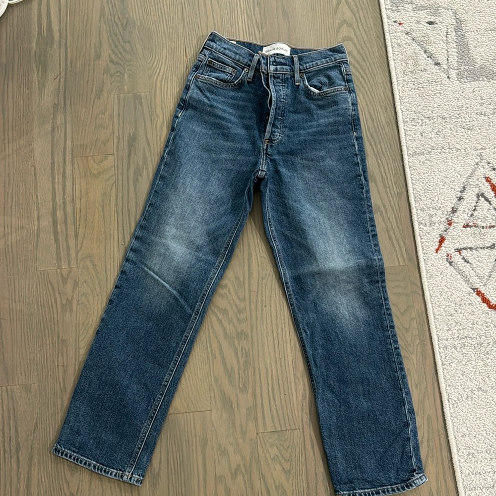 Size 25 Denim Forum Arlo High Rise Straight